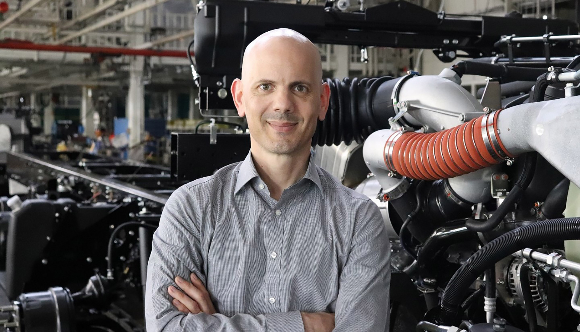 Sven Gräble, Leiter Mercedes-Benz Trucks Operations, verantwortlich für das weltweite Produktionsnetzwerk von Mercedes-Benz Lkw Zukunftssicher, nachhaltig und flexibel: Mercedes-Benz Werk Wörth stellt Weichen für die künftige Serienproduktion von batterieelektrischen und Brennstoffzellen-Lkw