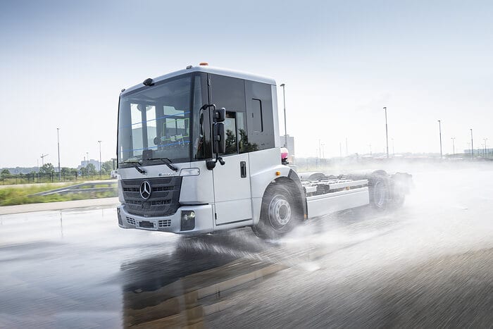 Mit großen Schritten Richtung Serie: Erprobung des Mercedes-Benz eEconic für den vollelektrischen Kommunaleinsatz läuft auf Hochtouren