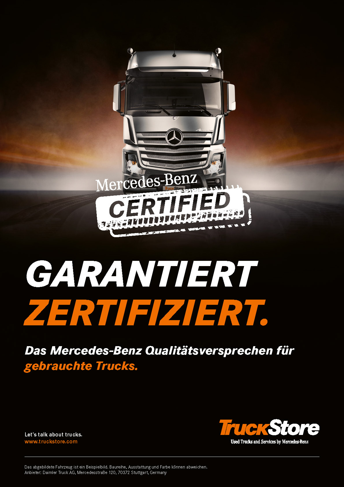 New label for used trucks with a quality commitment: "Mercedes-Benz Certified" now available in Germany