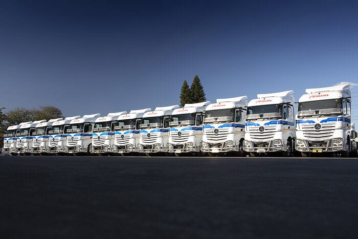 Large delivery for Daimler Truck in South Africa: Bakers SA Limited picks up 90 Mercedes-Benz Actros