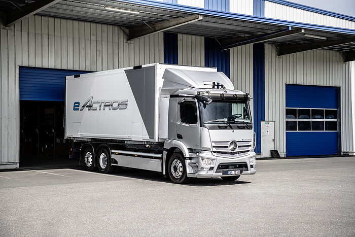 E-Lkw ab sofort in Serie: Produktionsstart des batterieelektrisch angetriebenen eActros im Mercedes-Benz Werk Wörth