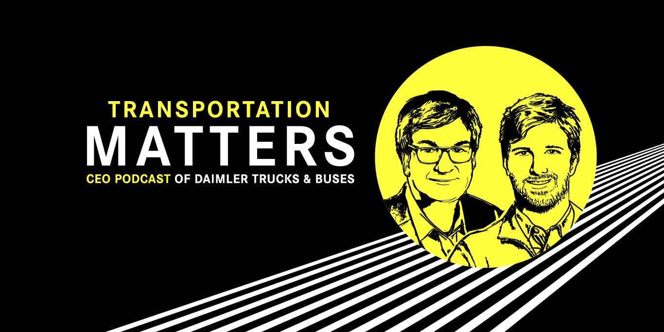 Daimler Truck CEO Martin Daum und Luminar Technologies CEO Austin Russell über Unternehmergeist und autonome Lkw (SAE Level 4) im Podcast Unternehmergeist und autonome Lkw: Martin Daum & Austin Russell, CEO Luminar Technologies, im Podcast-Talk