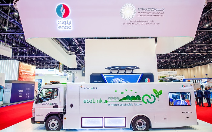 eCanter on showcase for the first time in the UAE