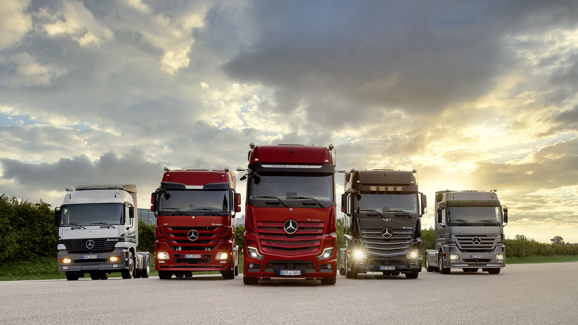 25 Jahre Mercedes-Benz Actros