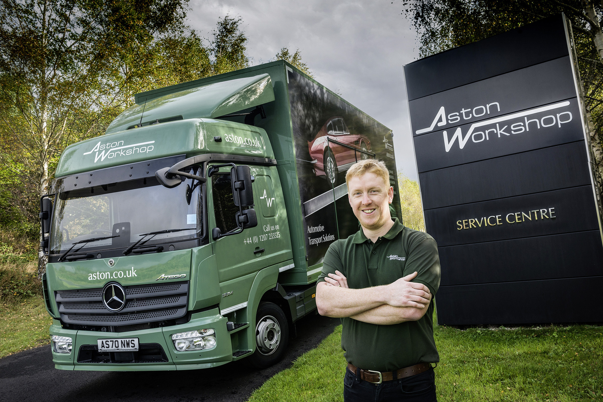 Mercedes-Benz Atego transports valuable freight