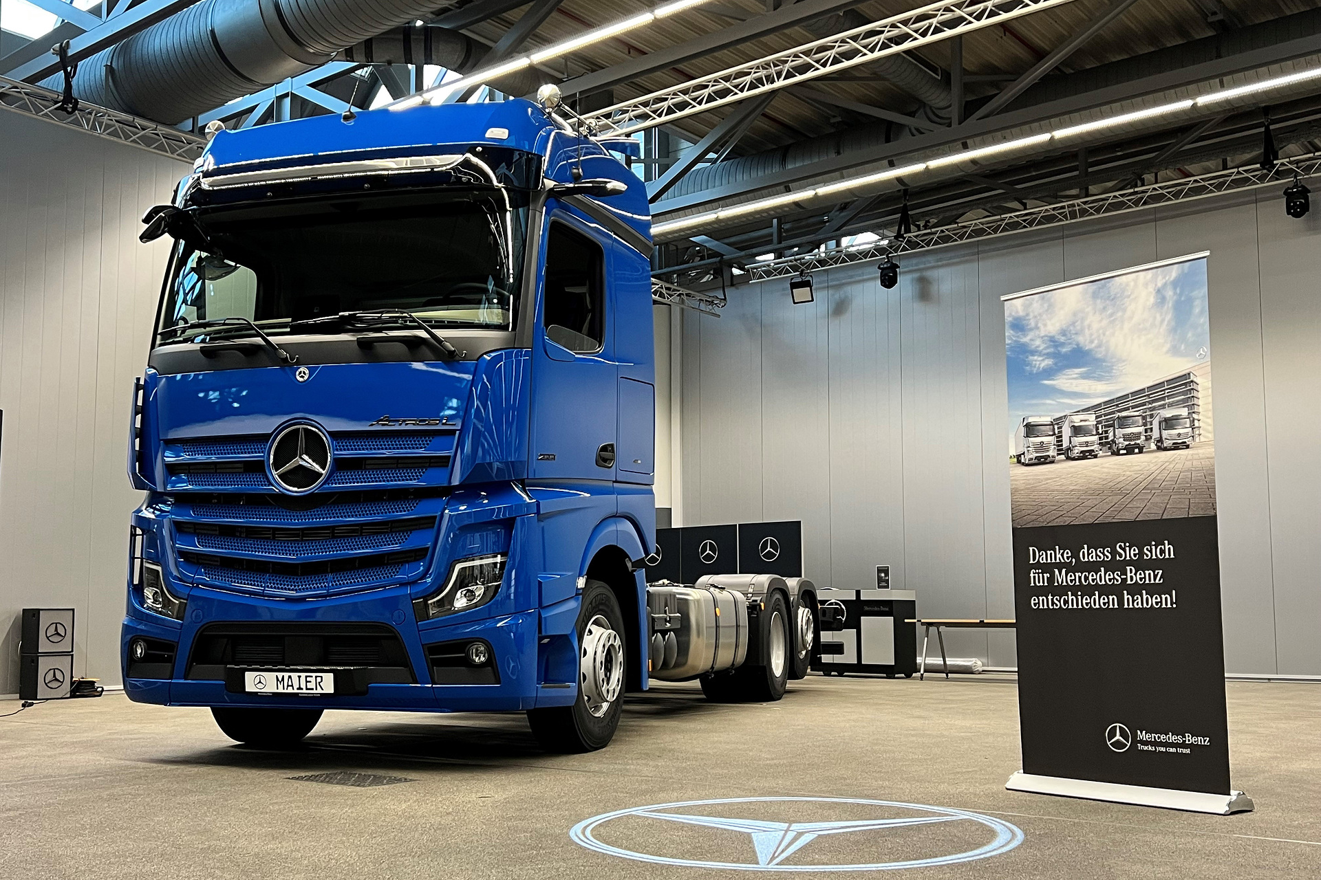 Erster Actros L für die Gebrüder Maier GmbH Erster Actros L für die Gebrüder Maier GmbH