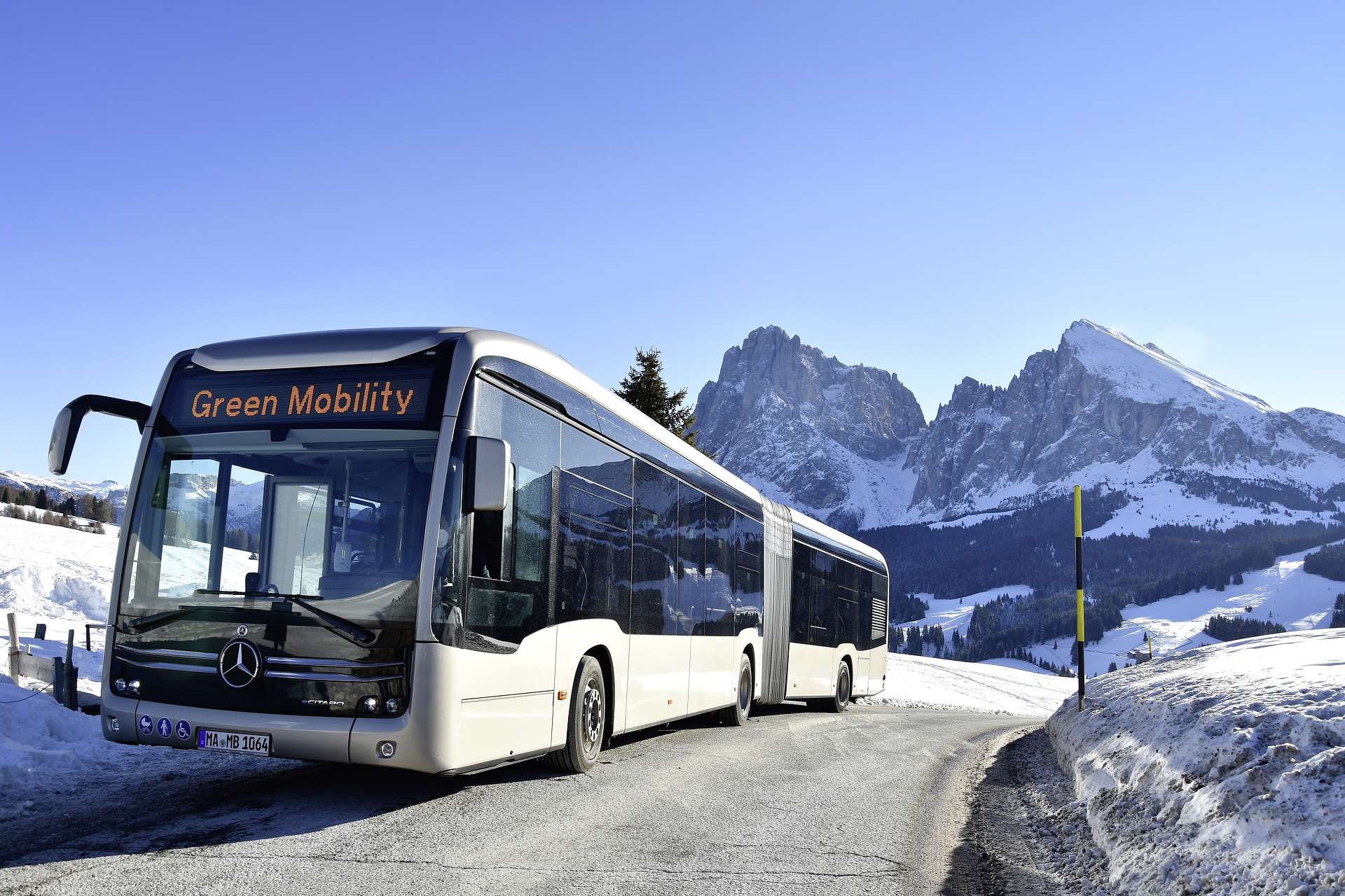 Das ist die Höhe: Mercedes-Benz testet den vollelektrisch angetriebenen eCitaro G
