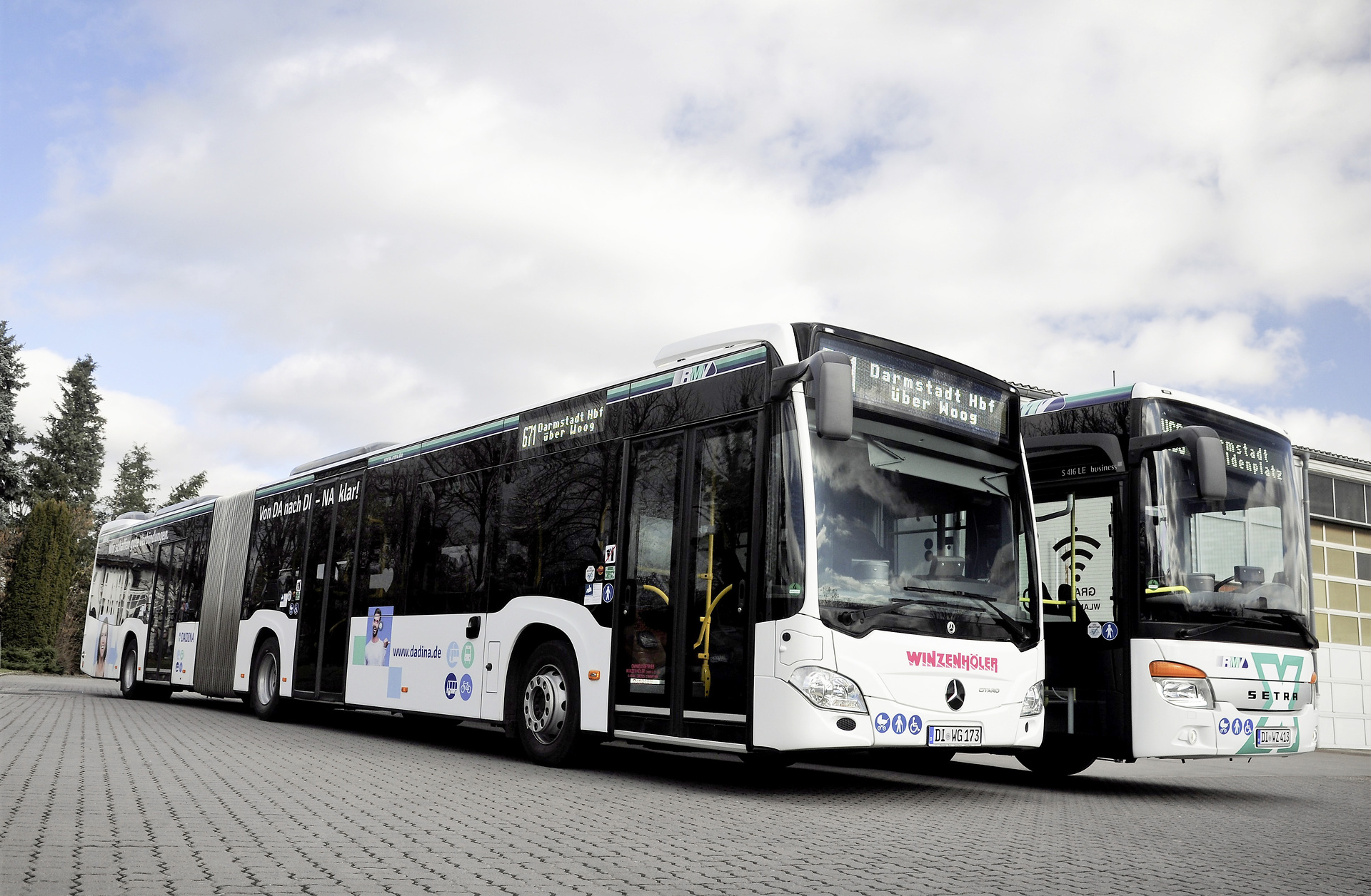 Setra Winzenhöler 20 neue Omnibusse für die Region Darmstadt