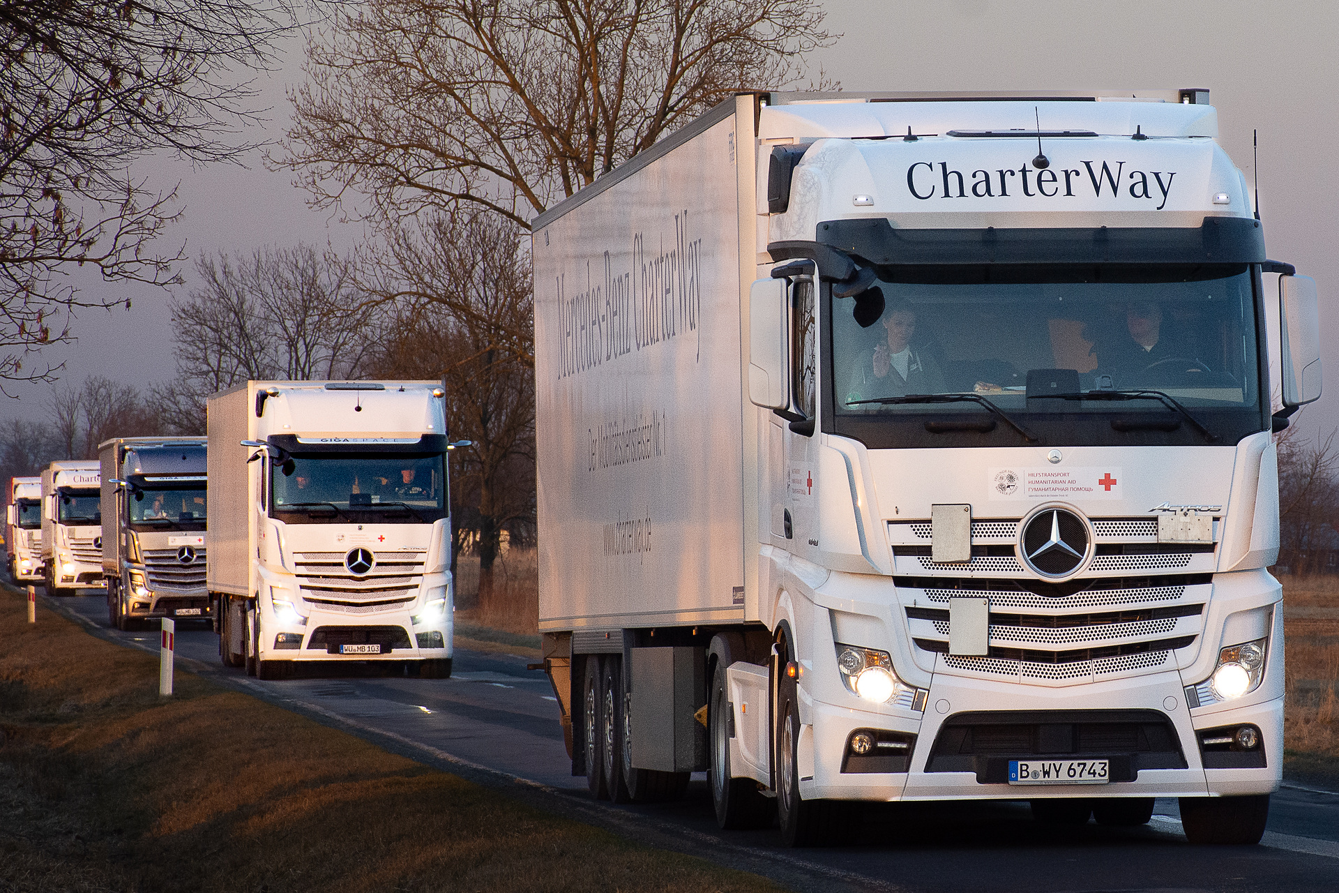 Daimler Truck unterstützt ukrainische Bevölkerung