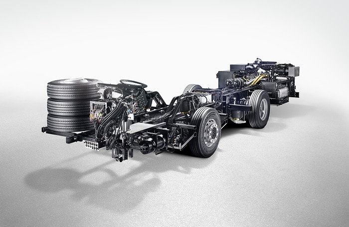 Extensive upgrade for the Mercedes-Benz OC 500 bus chassis