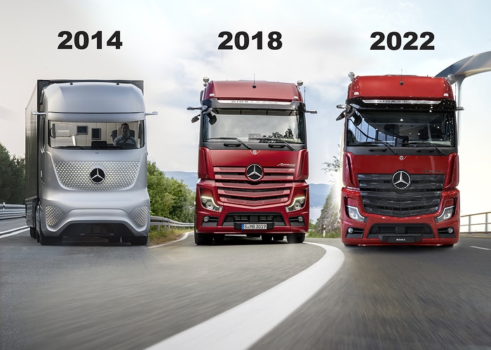 Zweite Generation der MirrorCam: Mercedes-Benz Trucks entwickelt Spiegelkamerasystem in wichtigen Details weiter