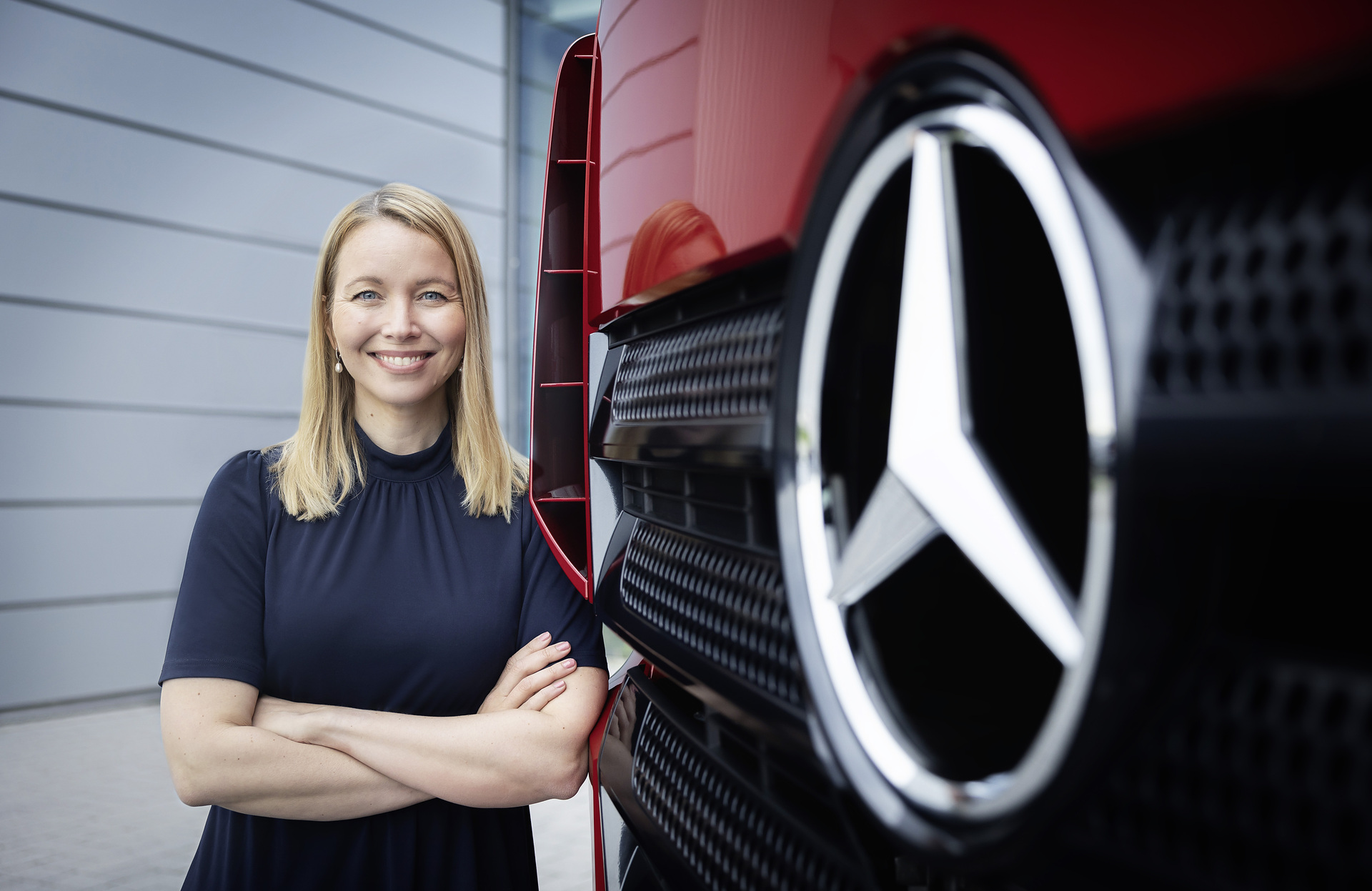 Stina Fagerman, Leiterin Marketing, Vertrieb und Services Mercedes-Benz Trucks Stina Fagerman übernimmt Leitung Marketing, Vertrieb und Services bei Mercedes-Benz Lkw