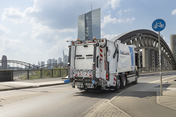 Finale Testphase vor Serienstart: Mercedes-Benz eEconic beweist sich in der Kundenerprobung im Rhein-Main-Gebiet