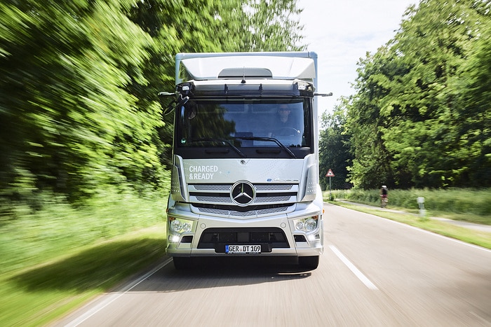 eActros Driving Experience