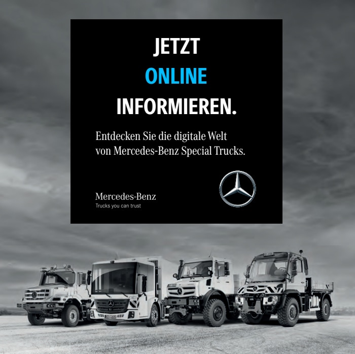 Produktinformation Mercedes-Benz Special Trucks (DE)