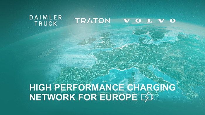 Daimler Truck, the TRATON GROUP and the Volvo Group kick off European charging infrastructure joint venture