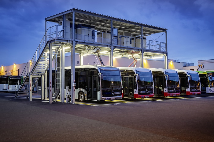 Nach intensiven Tests: Die Regionalen Verkehrsbetriebe Baden-Wettingen (RVBW) AG in der Schweiz setzen auf den Mercedes-Benz eCitaro einschließlich Lade-Infrastruktur als schlüsselfertige Lösung