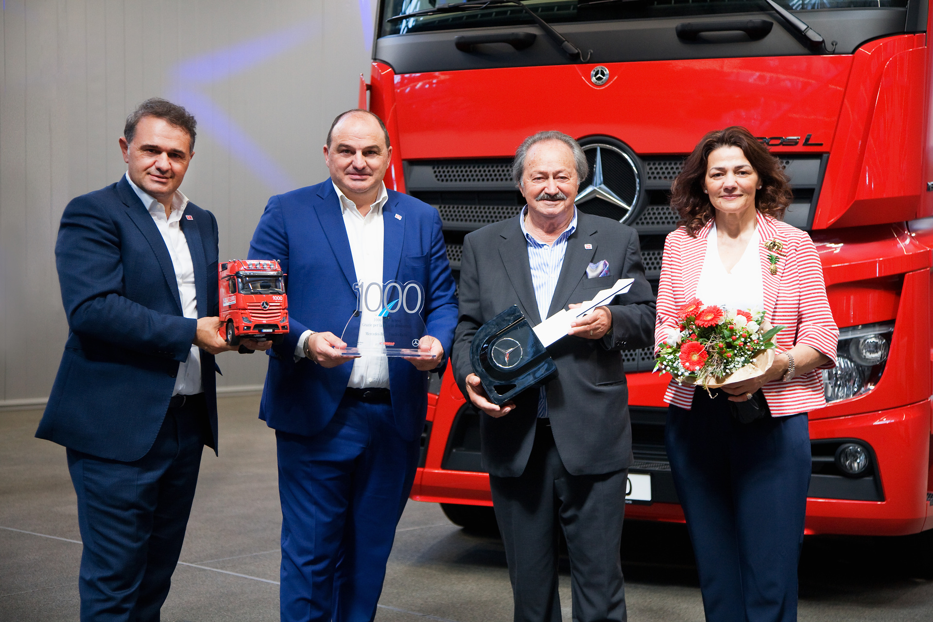 Mitglieder der Familie Torello 1000ster Stern für die Torello Gruppe