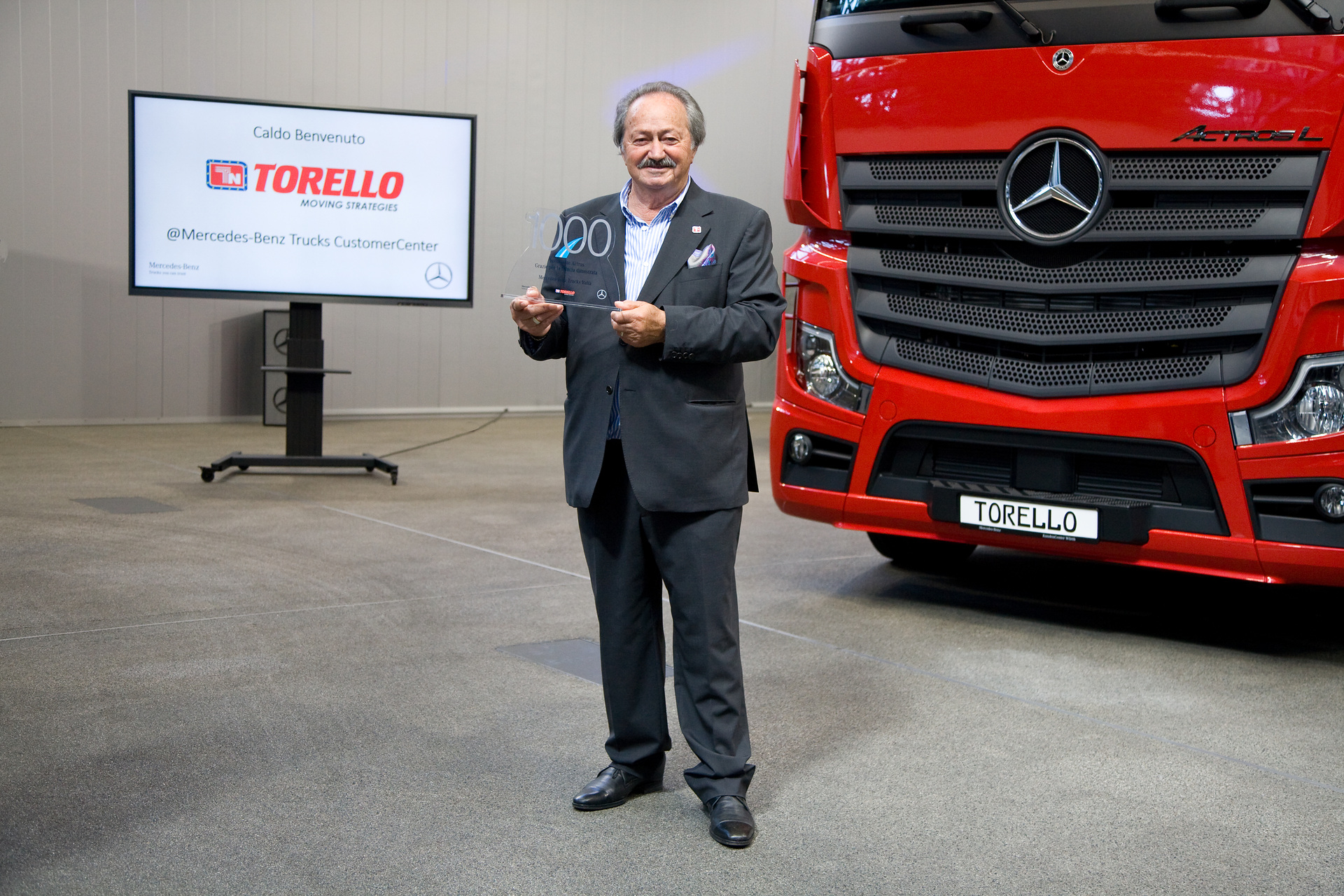 Nicola Torello, Gründer und Präsident der Torello Gruppe 1000ster Stern für die Torello Gruppe