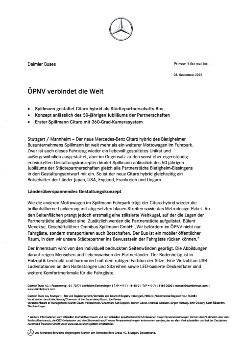 ÖPNV verbindet die Welt