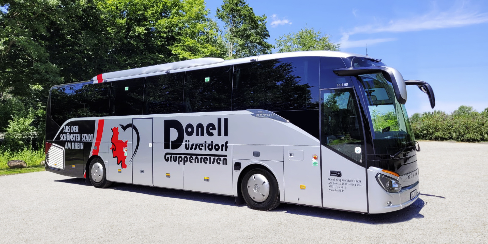 Setra "Donell Düsseldorf Gruppenreisen" Donell Gruppenreisen: Spacious, new Setra