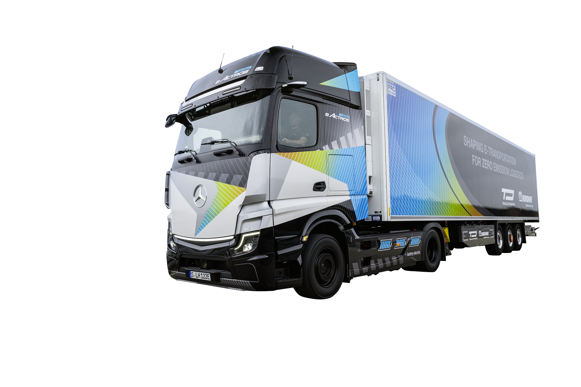 Mercedes-Benz eActros LongHaul mit eTrailer