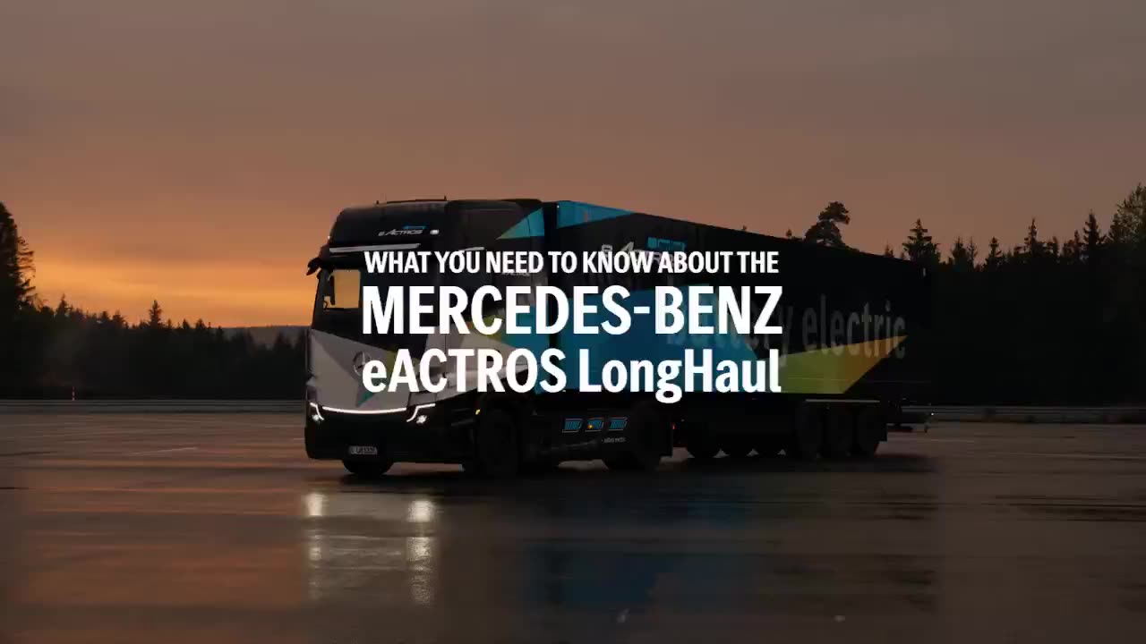 Mercedes-Benz eActros LongHaul - What You Need To Know (DE, ohne Untertitel)