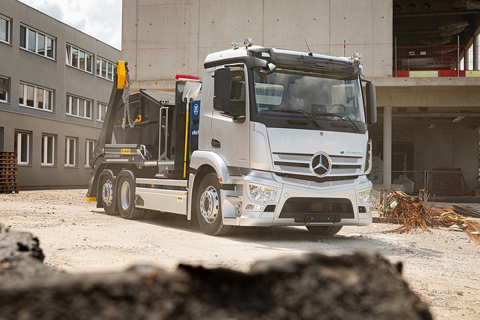 eActros and electrified tipper solutions from MEILLER and PALFINGER