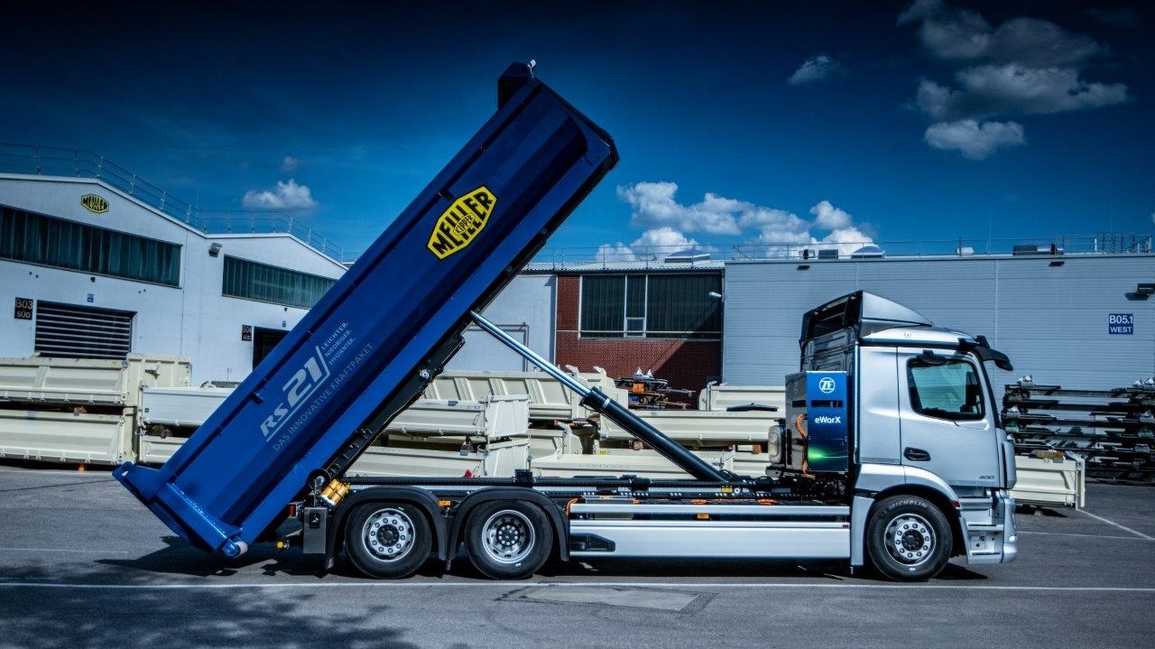 eActros and electrified tipper solutions from MEILLER and PALFINGER