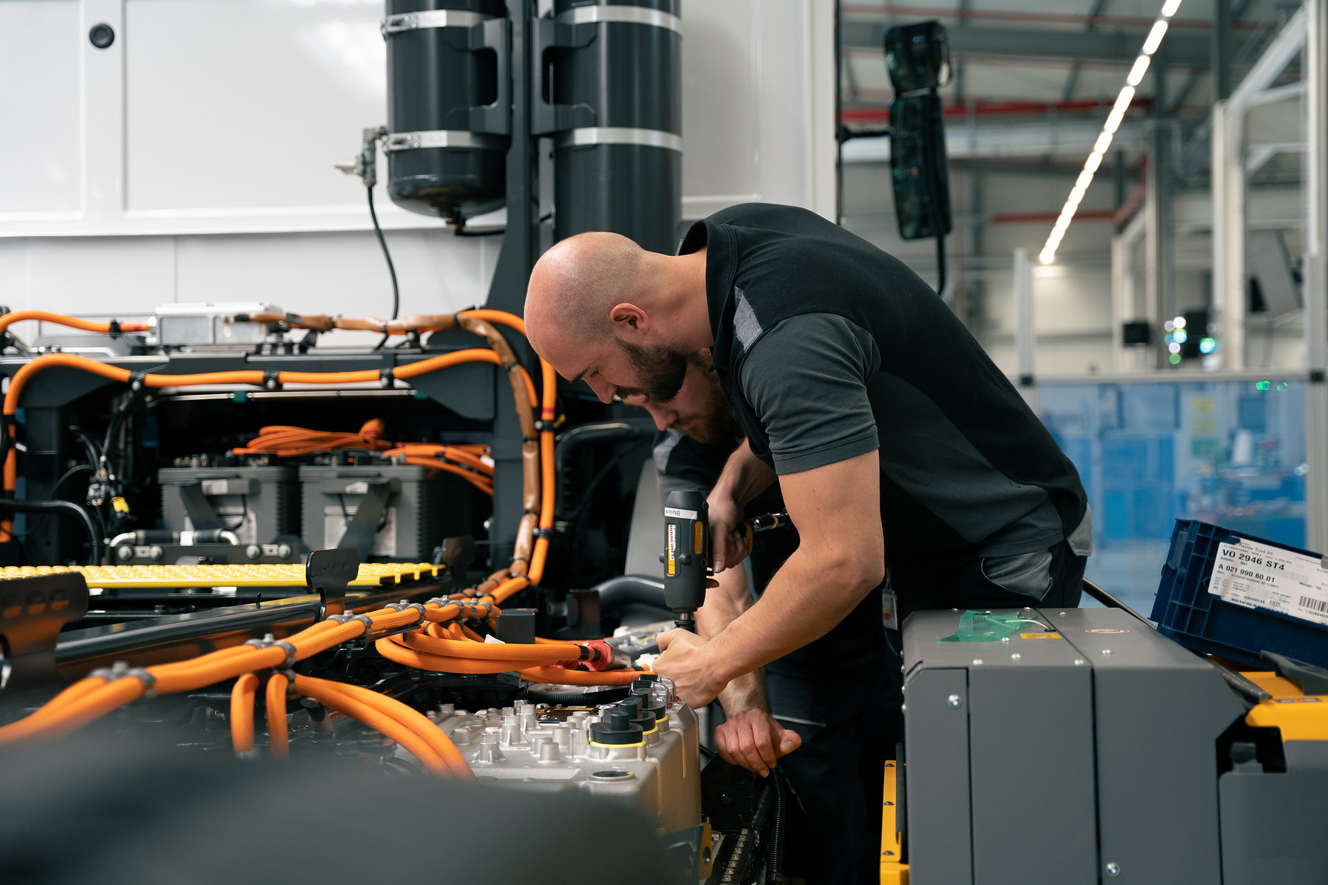 Elektrisch in Serie: Der Mercedes-Benz eEconic rollt im Werk Wörth vom Band Produktion eActros und eEconic