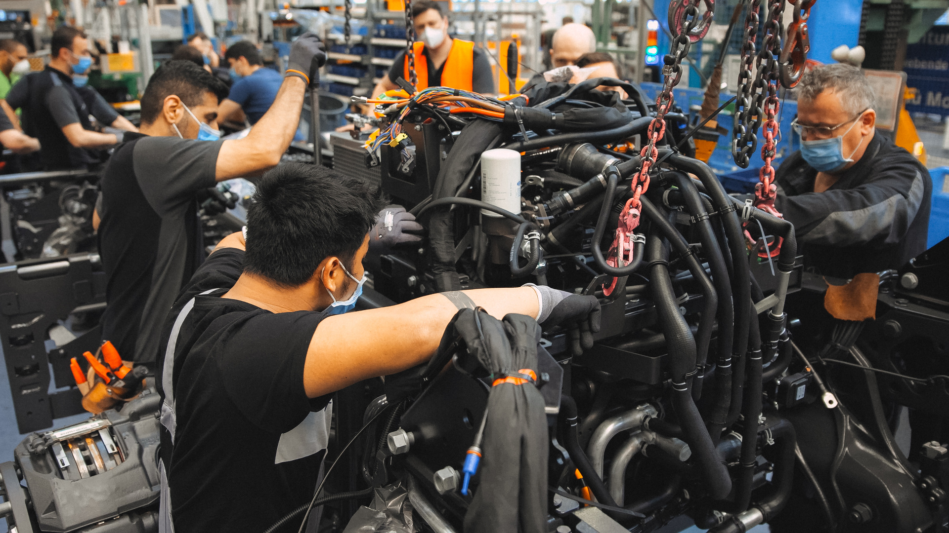 Der Mercedes-Benz eActros läuft ab 2021 im Werk Wörth vom Band. Produktion eActros und eEconic