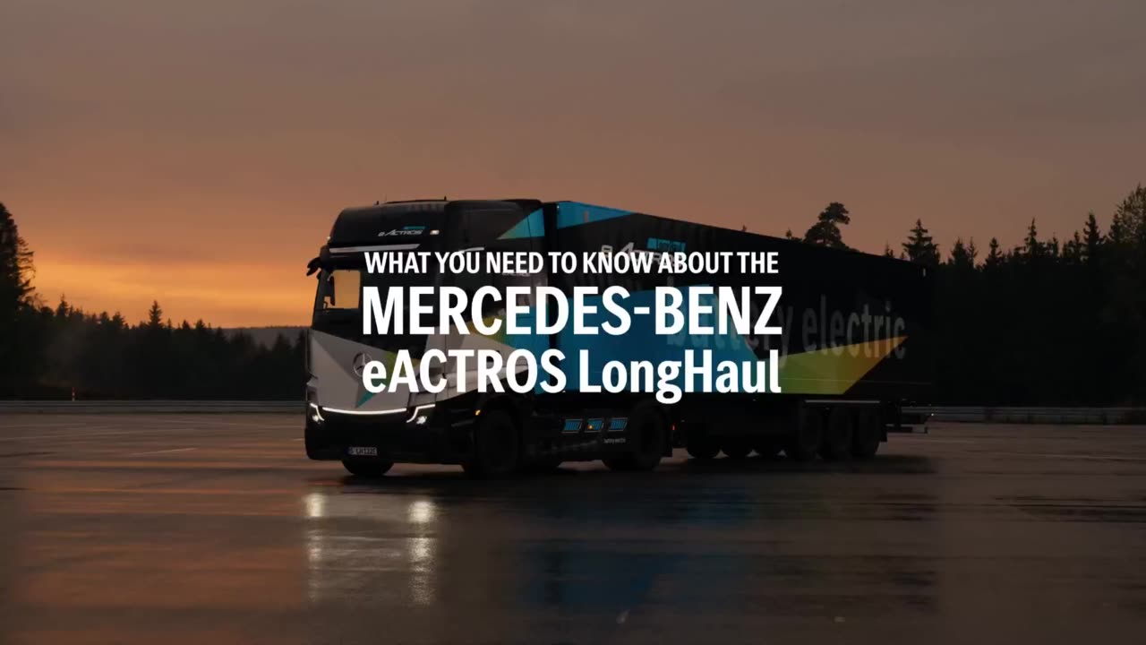 Mercedes-Benz eActros LongHaul - What you need to know (DE, mit Untertitel)