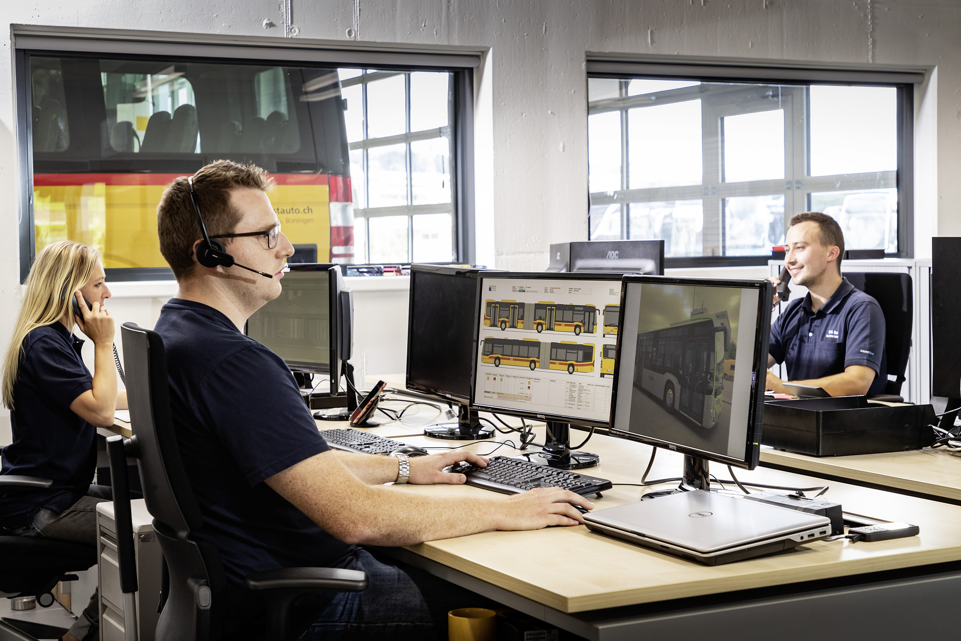 EvoBus (Schweiz) AG, Busworld Home, OMNIplus, service advice. Omniplus