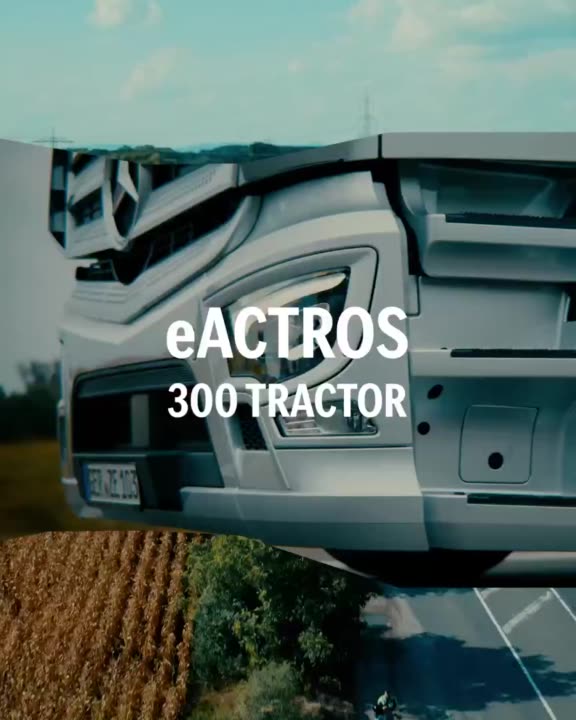 Mercedes-Benz eActros 300 CityTractor - Reel Driving