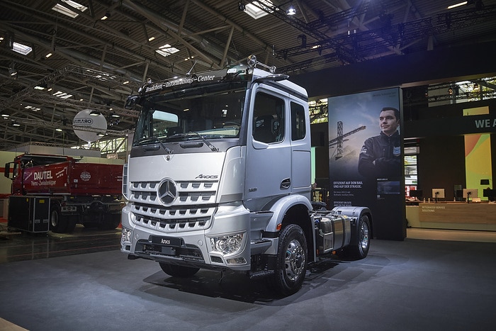 Mercedes-Benz Trucks präsentiert auf der bauma 2022  innovative Lkw für einen nachhaltigen und sicheren Bauverkehr