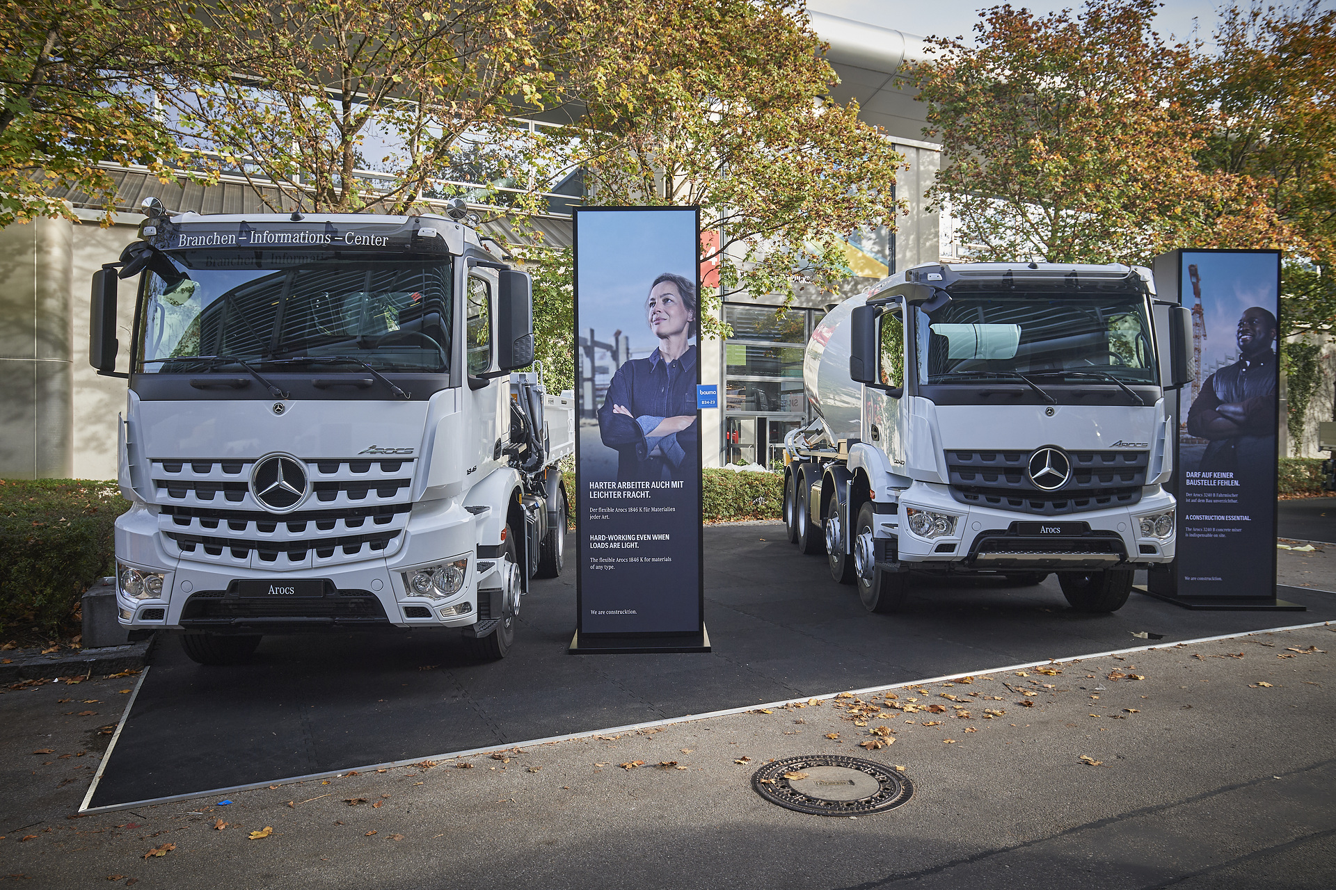 Mercedes-Benz Trucks präsentiert auf der bauma 2022 innovative Lkw für einen nachhaltigen und sicheren Bauverkehr Mercedes-Benz Trucks präsentiert auf der bauma 2022 innovative Lkw für einen nachhaltigen und sicheren Bauverkehr