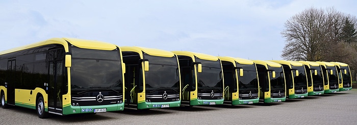 Mercedes-Benz eCitaro elektrisiert Überlandlinien: 45 E-Busse an das Verkehrsunternehmen VLP in Mecklenburg-Vorpommern ausgeliefert