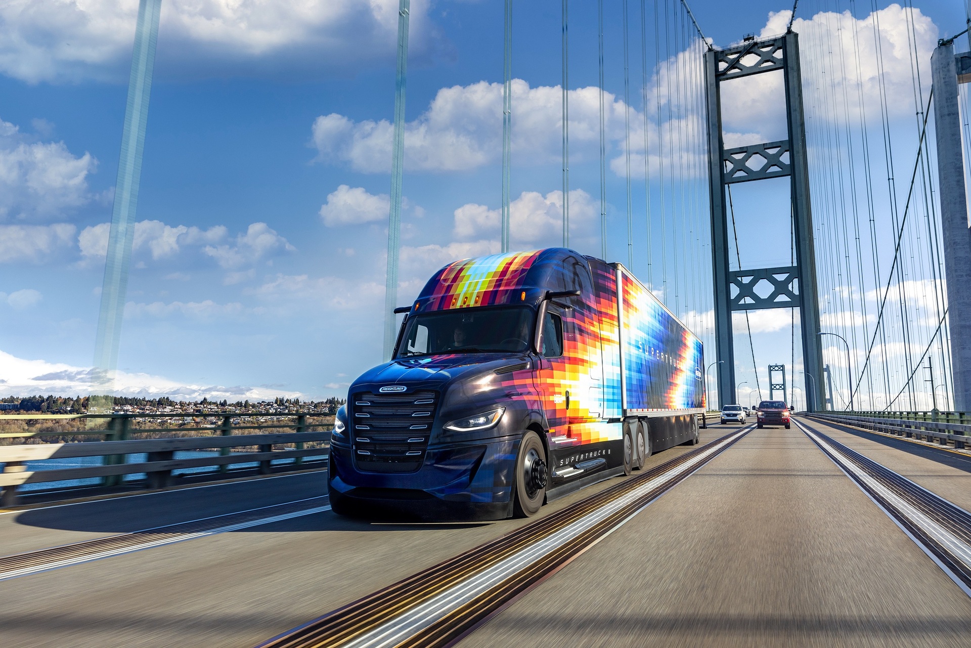 Taking efficiency to the next level: The Freightliner SuperTruck II Daimler Truck hebt Effizienz auf die nächste Stufe: Der Freightliner SuperTruck II