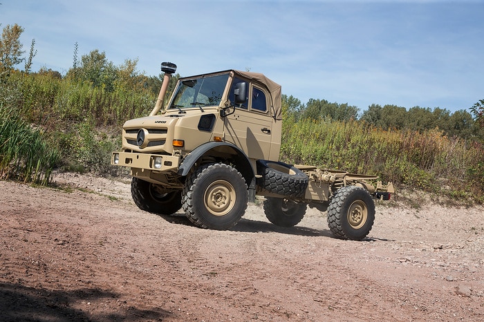 Built for logistical and tactical challenges: Mercedes-Benz Special Trucks will be showcasing tailor-made military trucks for demanding operations even under extreme conditions at IDEX 2023 in Abu Dhabi