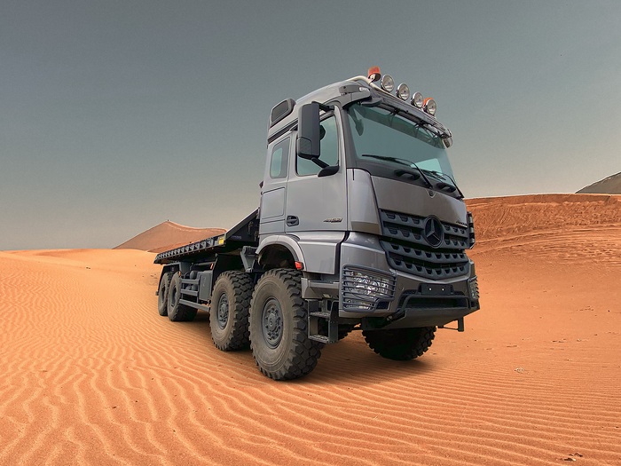 Built for logistical and tactical challenges: Mercedes-Benz Special Trucks will be showcasing tailor-made military trucks for demanding operations even under extreme conditions at IDEX 2023 in Abu Dhabi