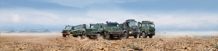 Gebaut für logistische und taktische Herausforderungen: Mercedes-Benz Special Trucks zeigt auf der IDEX 2023 in Abu Dhabi maßgeschneiderte Nutzfahrzeuge für anspruchsvolle Einsätze auch unter extremen Bedingungen