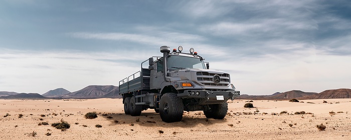 Built for logistical and tactical challenges: Mercedes-Benz Special Trucks will be showcasing tailor-made military trucks for demanding operations even under extreme conditions at IDEX 2023 in Abu Dhabi