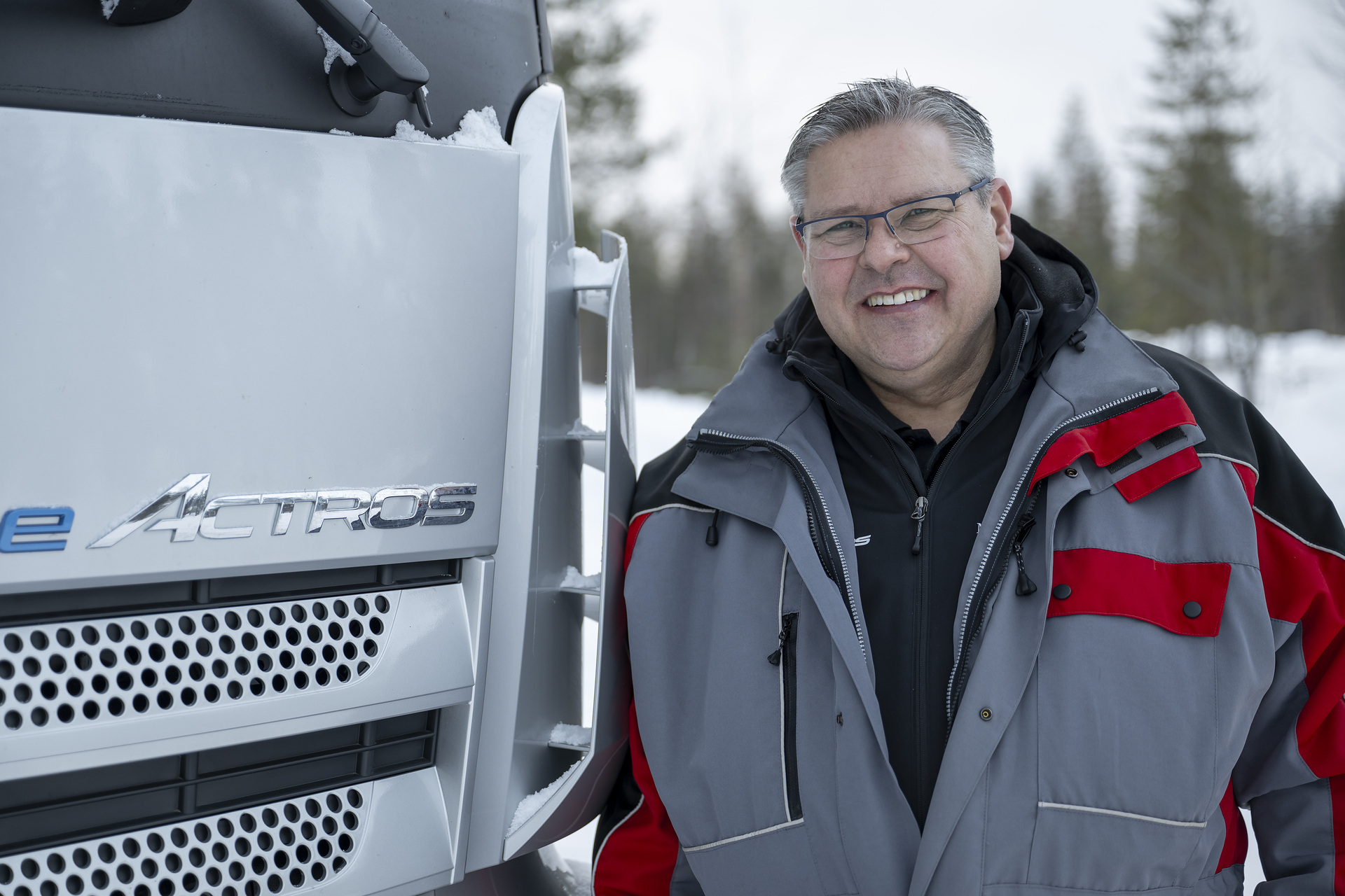 Dr. Christof Weber, Head of Global Testing Mercedes-Benz Trucks Kälte, Eis und Schnee erfolgreich getrotzt: Mercedes-Benz Trucks testet in Finnland Elektro-Lkw