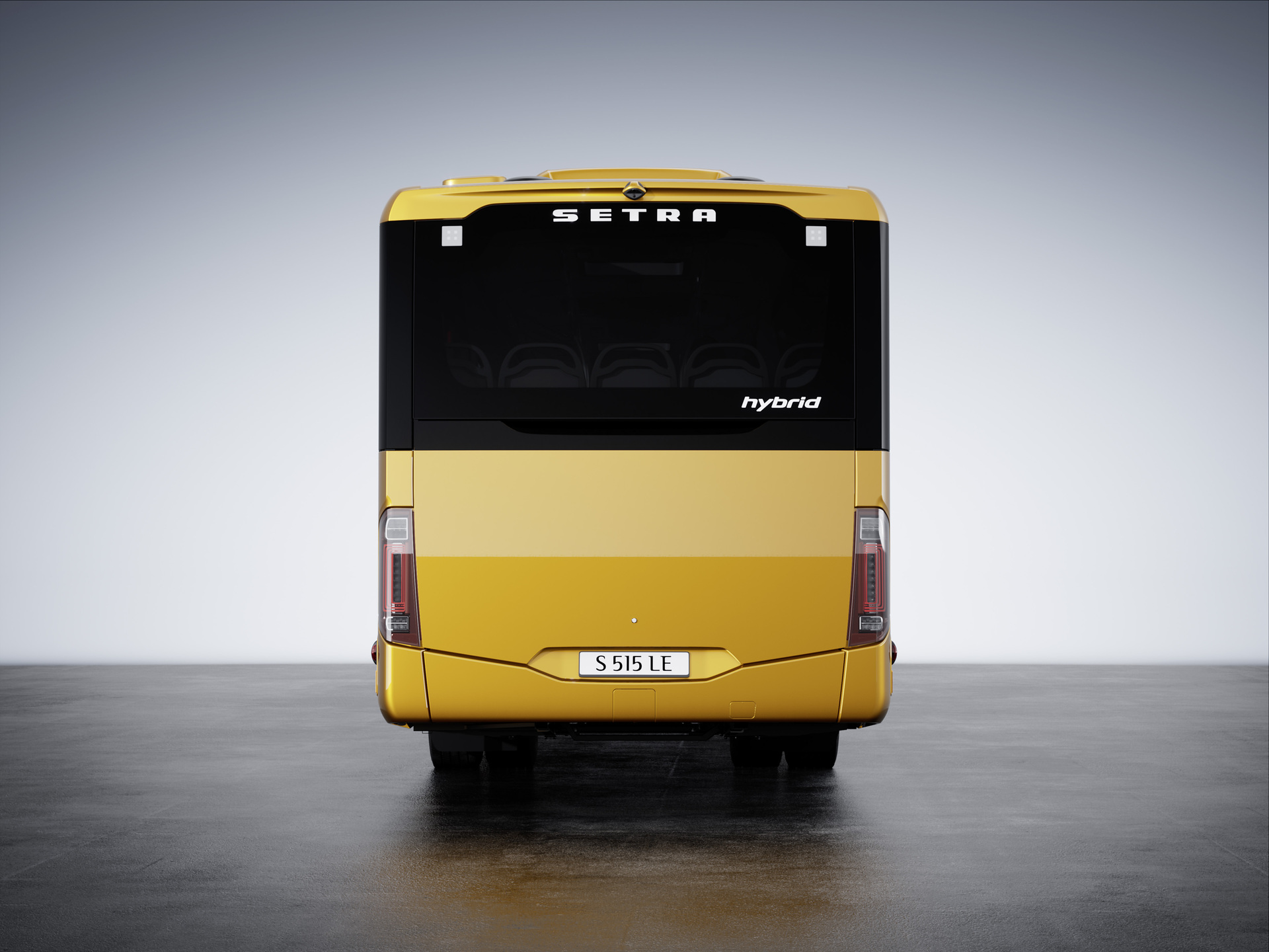 Setra MultiClass 500 LE, S 515 LE, Honiggelb metallic Die neu entwickelten Überlandbusse Setra MultiClass 500 LE