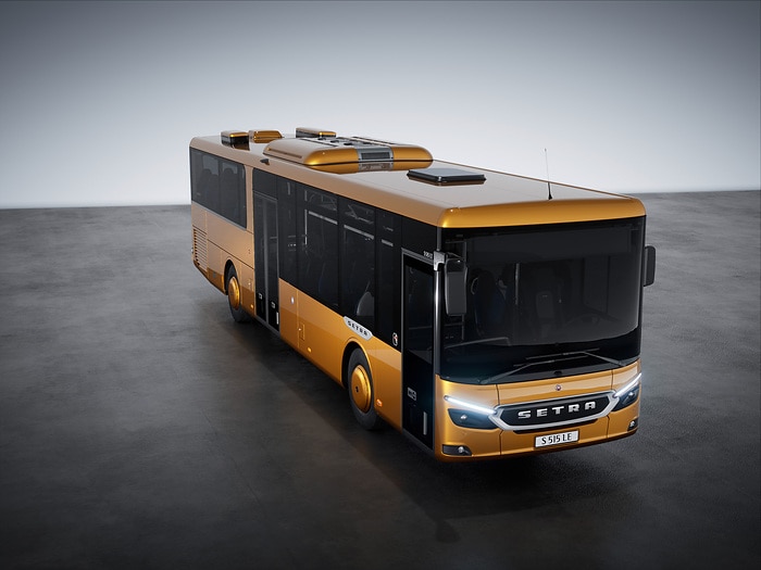 Newly developed Setra MultiClass 500 LE inter-city buses