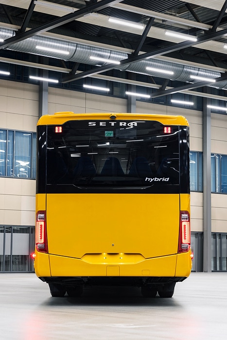 Newly developed Setra MultiClass 500 LE inter-city buses