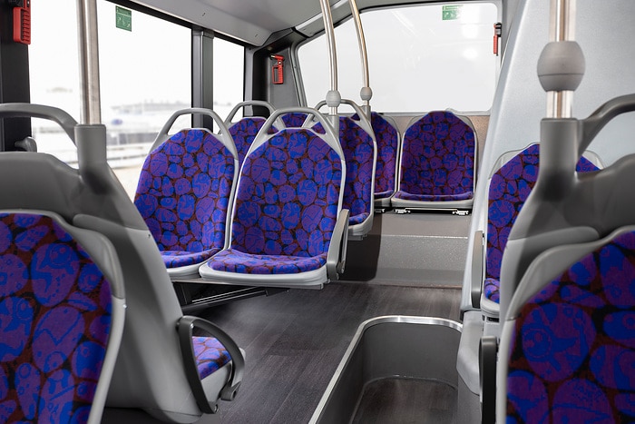 The all-electric Mercedes-Benz eCitaro city bus with the latest generation of batteries