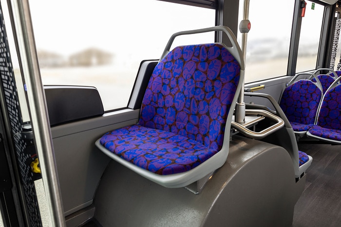 The all-electric Mercedes-Benz eCitaro city bus with the latest generation of batteries