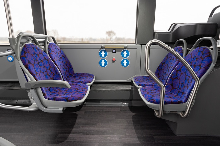 The all-electric Mercedes-Benz eCitaro city bus with the latest generation of batteries