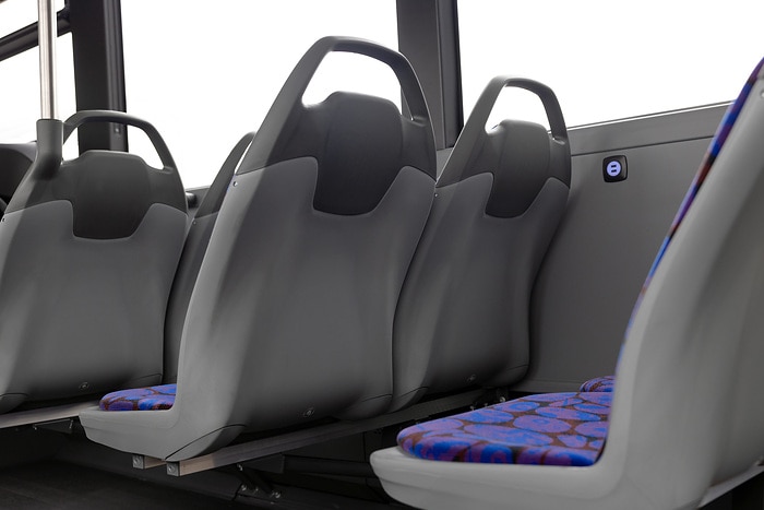 Der vollelektrisch angetriebene Stadtbus Mercedes-Benz eCitaro mit Batterien der neuesten Generation